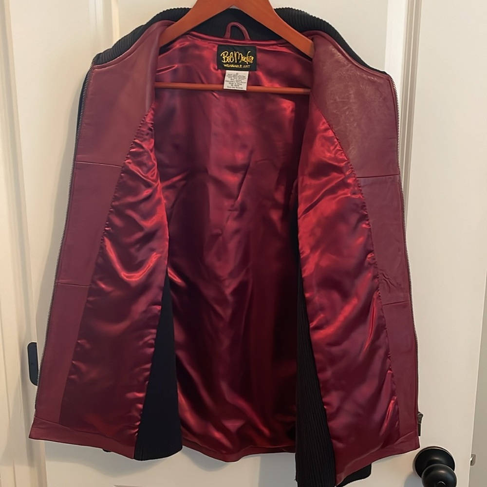 Bob Mackie Vintage Leather Jacket - Picture 6 of 8